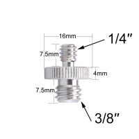 GAQOU 1 4 "3 8" สกรูเกลียว Hot Shoe Mount Adapter ขาตั้งกล้องแผ่นสกรู EB Mount สำหรับกล้องแฟลชขาตั้งกล้องโลหะ