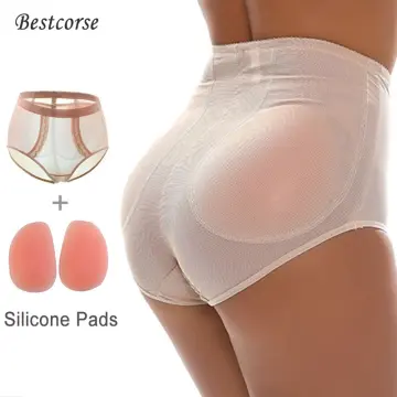 Silicone Butt Artificial Hip Shaper Padded Panties Silicon Buttocks Shape  Wear