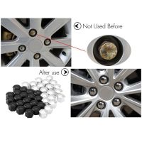 【CW】 Anti-Rust 17mm 20 Pieces Car Caps Protection Covers Hub Screw Cover Tyre Exterior Decoration