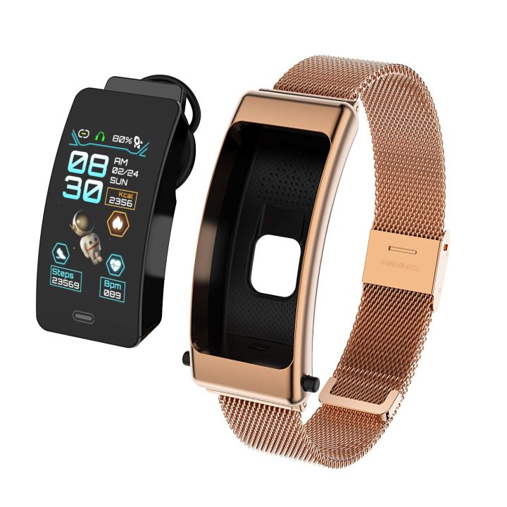 new-talkband-bluetooth-smart-bracelet-wearable-sports-wristbands-touch-screen-call-earphone-band