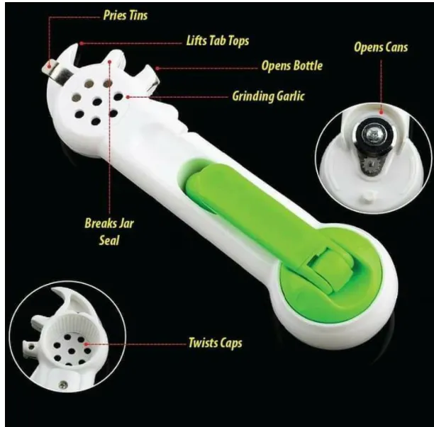 6 in 1 Easy to Open Can Opener Lazada PH