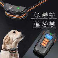 ZZOOI Electric Dog Training Collar with LCD Display 3 Modes Anti-Bark Control Rechargeable Remote Waterproof Collar for Dogs Training