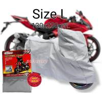 MOTORCYCLE COVER ULtra-lite PEVA Material ผ้าคลุมมอไซกันแดดกันฝนกันน้ำ ผ้าคลุมรถมอไซอย่างดี ทนทานเป็นพิเศษ ผ้าคลุมBigbike ผ้าคลุมมอไซค์Honda ผ้าคลุมมอไซค์Yama