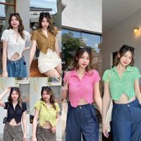 ?Crop top leyer lace?ป้ายsheeny