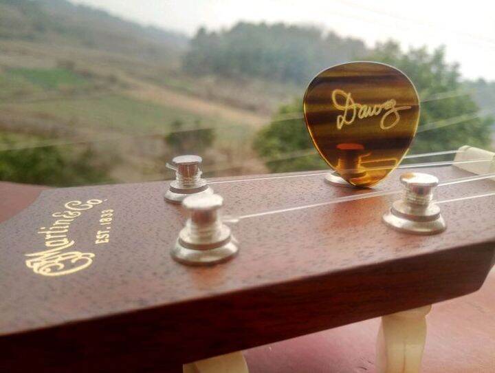 QCYQ David Grisman 'S Dawg Pick สำหรับผู้เล่น,Flatpick ของ Tommy
