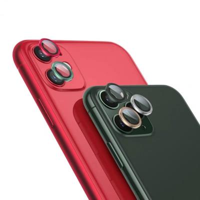 линзы กระจกนิรภัย lentes โทรศัพท์กล้องเลนส์ด้านหลังแหวนป้องกันที่ครอบสำหรับ iPhone 11 Pro Max เลนส์โทรศัพท์ฝาครอบเว็บแคม-iewo9238