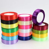 22meter/Roll 6mm 10mm 15mm 20mm 25mm 40mm 50mm Silk Satin Ribbons Crafts Bow Handmade DIY Gift Box Wrap Party Wedding Decorative Gift Wrapping  Bags