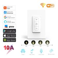♞☃☊ WiFi Smart Light Dimmer Switch Tuya Smart APP Control US Wall Switch Electric Wireless Swith Voice Work With Alexa Google Home
