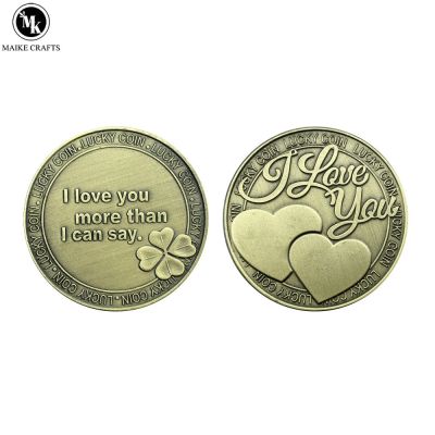Love Commemorative Coin I Love You Vintage Coin Metal Crafts Collection Valentines Day Gifts