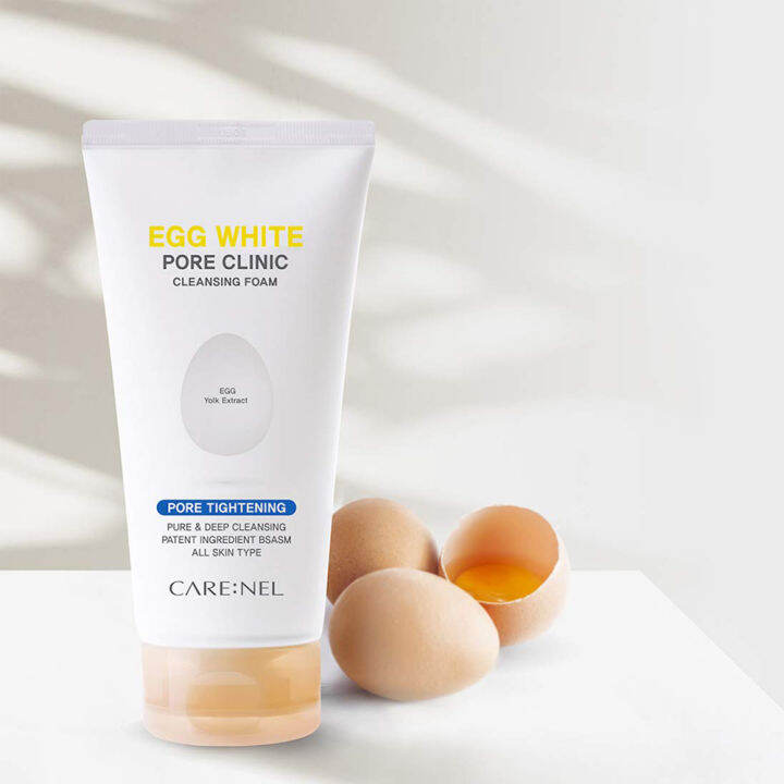 CARENEL Egg White Pore Cleansing Foam 150ml｜Pore Care Facial Cleanser