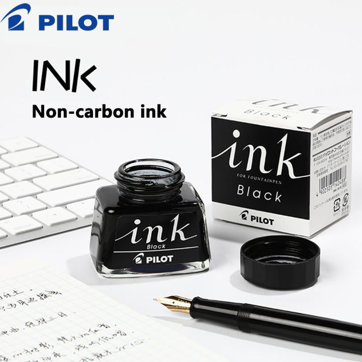 japan-pilot-fountain-pen-ink-ink-30หมึกที่ไม่ใช่คาร์บอนไม่ใช่เรื่องง่ายที่จะบล็อกปลาย30มล-เครื่องเขียนกันน้ำและแอลกอฮอล์