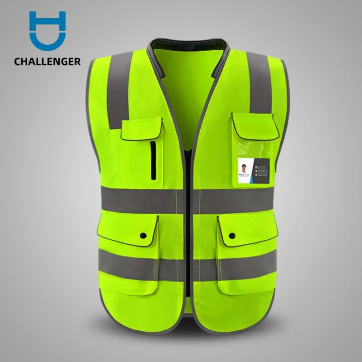 Reflective vest traffic riding safety clothing site construction ...