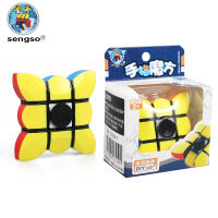 SENGSO ปลายนิ้ว Gyro Fidget Hand Spinner ผ่อนคลายความเครียดของเล่นปริศนา Magic Cube 1x3x3 นิ้วความเร็ว Twist Anti-Stress Cube-fhstcjfmqxjkf