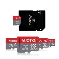 {Shirelle Electronic Accessories} AuoTKN บัตร TF C10หน่วยความจำ128GB Class10 Micro SD 8GB 16GB 32GB 64GB 256GB 512GB มินิความเร็วสูงอะแดปเตอร์ฟรี