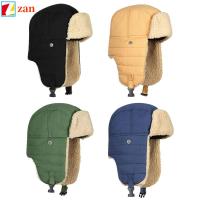 ZAN Winter Ski Hat Cotton Snow Caps Russian Ushanka Earflap Bonnet Trapper Bomber Hats