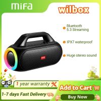 MIFA WildBox Bluetooth Speaker 60W Bluetooth 5.3 Wireless Speakers Loud with BassUp Technology IPX7 Waterproof Camping Speaker