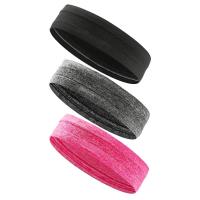 CTMALL Sport Headband ผ้าคาดหัว ผ้าซับเหงื่อ รัดผม สำหรับออกกำลังกาย สายคาดศีรษะ สายคาดหัว กันเหงื่อเข้าตา สำหรับนักวิ่ง นักปั่น แบดมินตัน ฟุตบอล เทนนิส