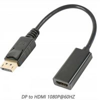 25cm Short DP Displayport Male To Female HDMI-compatibale Extension Data Cable HD Protector Extender Cord for All Smart Devices Adapters Adapters