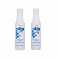 Ustar Foot Step 55g. ยูสตาร์ ฟุท สเต็ป  สเปรย์ดับกลิ่น 55กรัม (แพ๊คคู่)