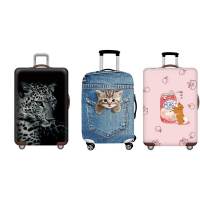 Wild Animals Printed Travel Luggage Cover Bird Pattern Womens Trolley Suitcase Cover Travel Suitcase Case Protect Dust Case