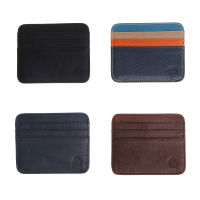 For Mini Card Purse Wallet Mens ID Cardholder Holder Credit Leather Cowhide