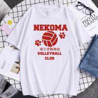 【Mens clothing】 OyaOya Haikyuu T เสื้อผู้ชาย Sincenekoma Graphic Tees วอลเลย์บอล MangaTshirt ชาย