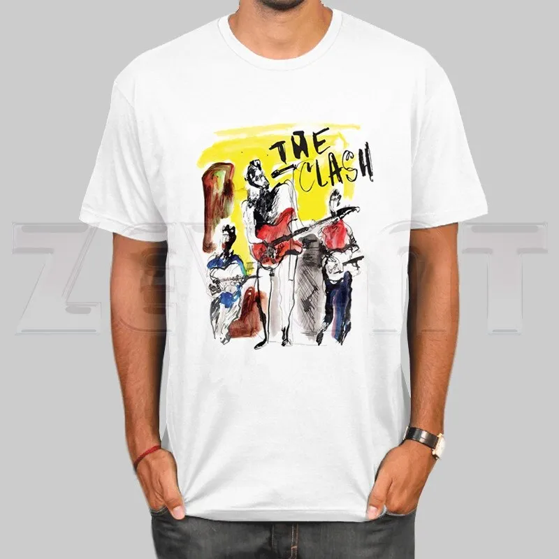 Calling The Clash Ullzang T Shirts Fashion Men and Women Top T-shirt Short Sleeve Unisex Tshirt | Lazada PH