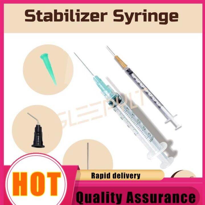 Stabilizer Syringe Kit w/ 3 needles (with or without dielectric grease