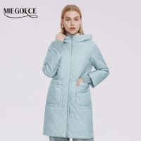 ﺴ MIEGOFCE 2022 New Womens Coat Womens Jacket Windproof Hooded Sleeves Knitted Cuffs Big Parka Design C21149