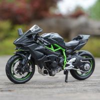 Maisto 1:18 Kawasaki H2r Ninja ZX-10R 12R 14R 9R Vulcan Z1000 KX250 รถหล่อแบบคงที่โมเดลรถจักรยานยนต์ของเล่นงานอดิเรกของสะสม