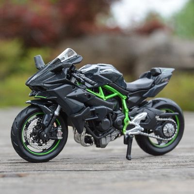 Maisto 1:18 Kawasaki H2r Ninja ZX-10R 12R 14R 9R Vulcan Z1000 KX250 รถหล่อแบบคงที่โมเดลรถจักรยานยนต์ของเล่นงานอดิเรกของสะสม