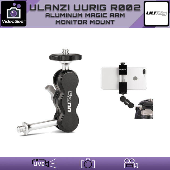 Ulanzi UURig R002 — (4.25" Aluminum Magic Arm Monitor Mount) Lazada
