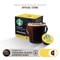 STARBUCKS BY NESCAFE DOLCE GUSTO AMERICANO VERANDA BLEND 12 แคปซูล 1 กล่อง