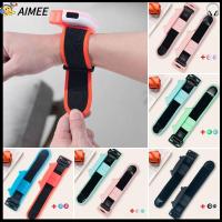 AIMEE เกมแพด สำหรับ joycon ปลอกสายรัดข้อมือ สายรัดแขน สายรัดยางยืด สร้อยข้อมือเกม สายรัดเต้นรำ