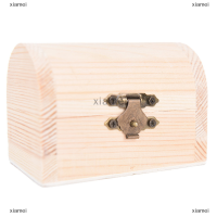 xiamei ไม้วินเทจ Treasure chest wood เครื่องประดับกล่องเก็บของ