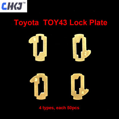 【❖New Hot❖】 guofengge Chkj Toy43ล็อครถกกสำหรับโตโยต้าแคมรี่คอโลร่า No.1.2.3.4ล็อคกกแผ่นล็อกแต่ละ50ชิ้นมีสปริง10ชิ้น