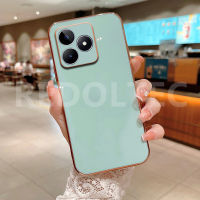 เคส C53 Realme ฝาครอบด้านหลังเนื้อนิ่ม TPU ที่กันกระแทกทีพียูซิลิโคนชุบ6D หรูหรา