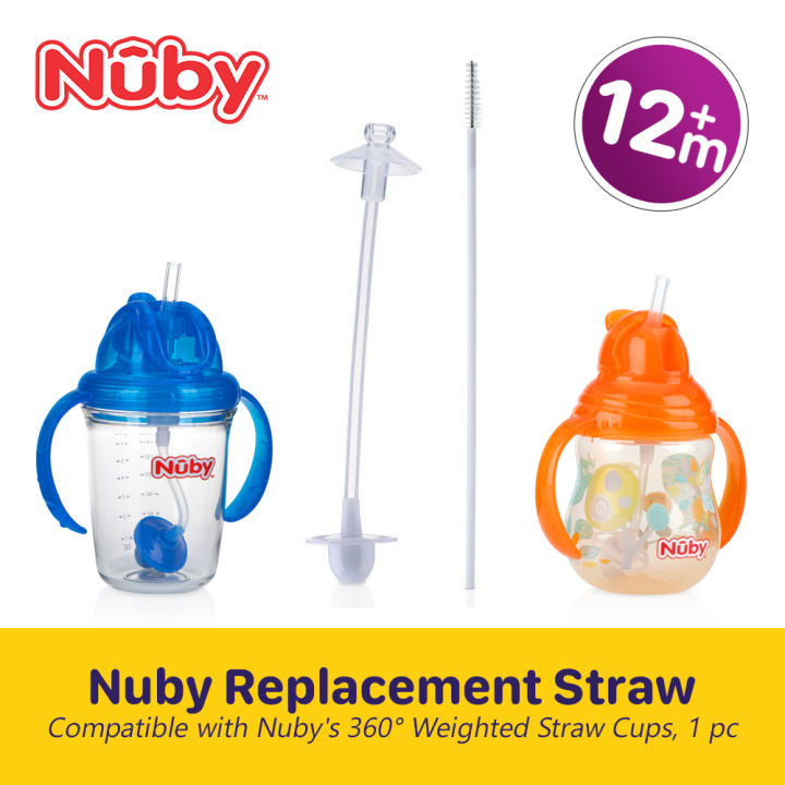 Nuby 360 Flip N' Sip Weighted Straw Cup