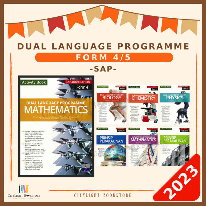 [CITYLIGHT] Buku Latihan: Dual Language (Form 4 & 5) 2023 | Lazada