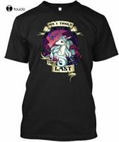 Am I Truly The Last Unicorn - Tee T-Shirt Cotton Crew Neck For Men Women Tee Shirt Custom aldult Teen unisex fashion funny new