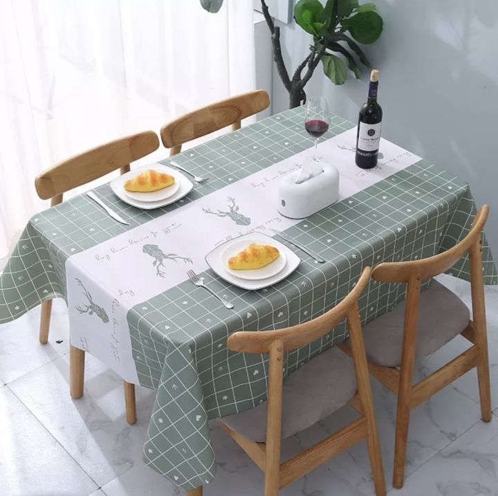 ผ้าปูโต๊ะ-ถูกที่สุด-ผ้าปูโต๊ะ-พลาสติกปูโต๊ะ-วัสดุpvc-ผ้ายาง-สไตล์นอร์ดิก-กันน้ำกันน้ำมันทนร้อน-ปูโต๊ะอาหาร-พร้อมส่ง