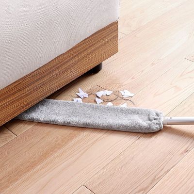 【CC】 handle Bedside Dust Mop for Sofa Extensible Cleaner Household Cleaning Tools