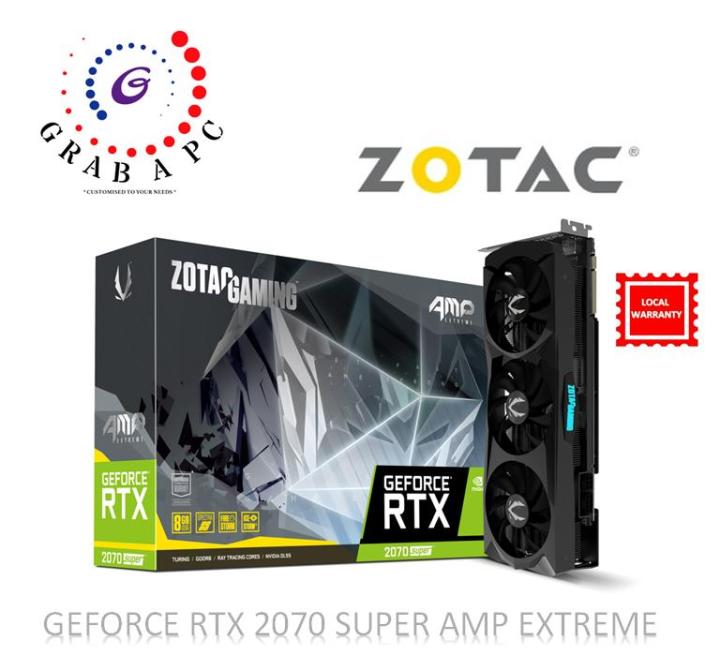 ZOTAC GAMING GEFORCE RTX 2070 SUPER AMP EXTREME | Lazada Singapore