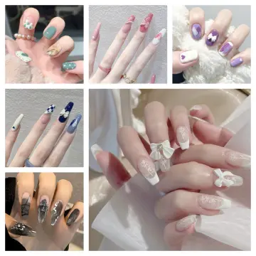 Sharp Edges 🟩🟦⬛️ Missin my gal @katherine_sabbath and her perfect hand  modelling! #nails#nailart#nailswag#nailart#neon#nailporn... | Instagram