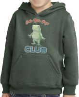 Cute Little Boys Club Toddler Pullover Hoodie - Art Sponge Fleece Hoodie - Print Hoodie for Kids