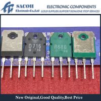 New 10Pairs(20PCS)/Lot 2SB686 B686 + 2SD716 D716 TO-3P 8A 100V Silicon PNP + NPN Power Transistor