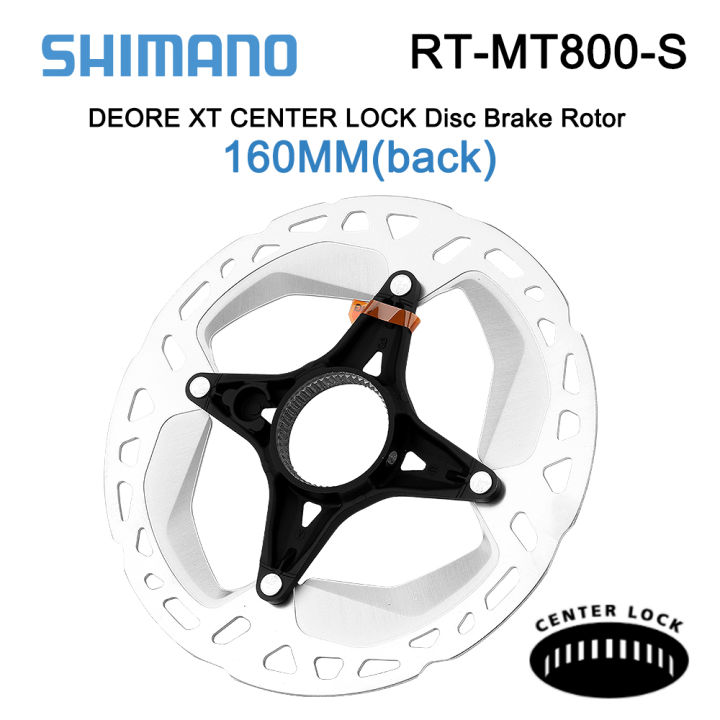 shimano-deore-xt-ศูนย์ล็อคดิสก์เบรกโรเตอร์-mt800-160มิลลิเมตรน้ำแข็งเทคโนโลยี-freeza-ศูนย์ล็อคดิสก์เบรกโรเตอร์-mtb-ถนนโรเตอร์