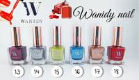 สีทาเล็บWanidy 13-24พรีเมี่ยม แห้งไว ไม่ต้องอบ 15ML ยาทาเล็บ เงา ติดทนนาน เม็ดสีแน่น (อ่านรายละเอียดก่อนสั่งซื้อ )