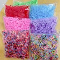 ✳ 1 Pack Kids Small Rubber Bands Ponytail Holder Disposable Elastic Hair Bands For Baby Girls Gum scrunchie Hair Ties Accessories