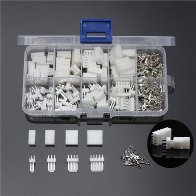 150/180PCS 2p 3p 4p 5 pin Male Female Assorted JST-XH 2.54mm Pitch Terminal Kit Housing Pin Header Connector Wire Connectors Electrical Connectors